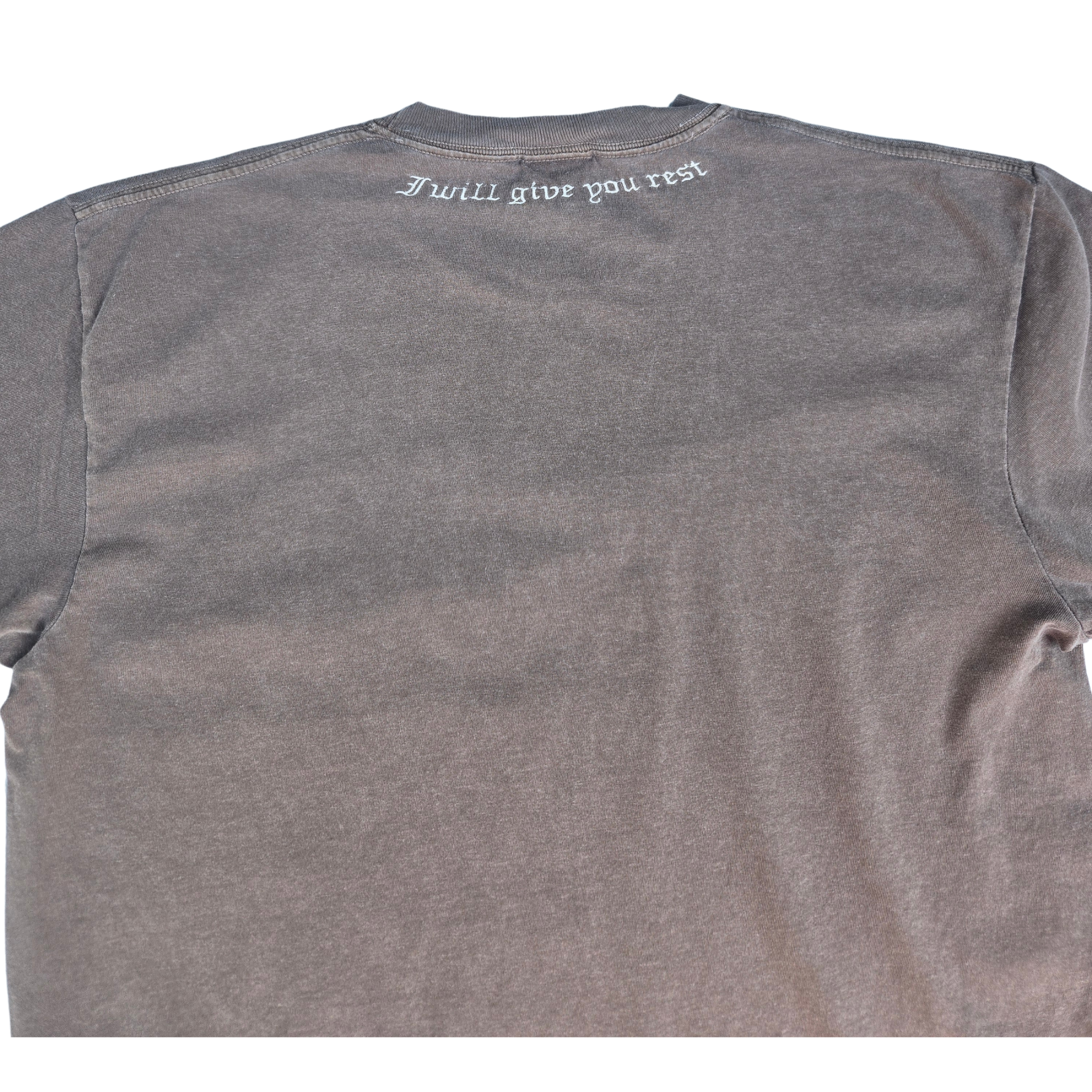 "Rest For Your Soul" Matthew 11:28 Embroidered Tee