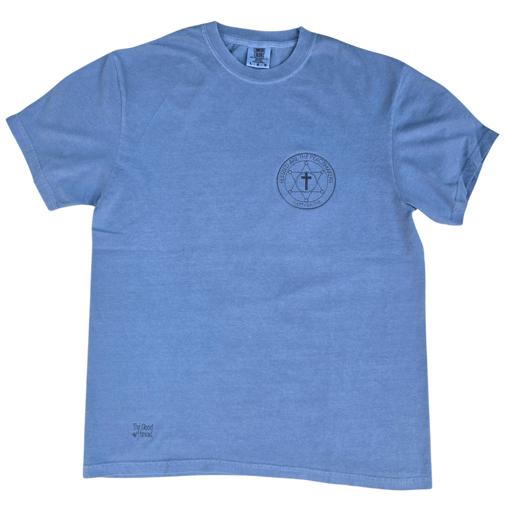 "Peacemakers" Matthew 5:9 Embroidered Tee