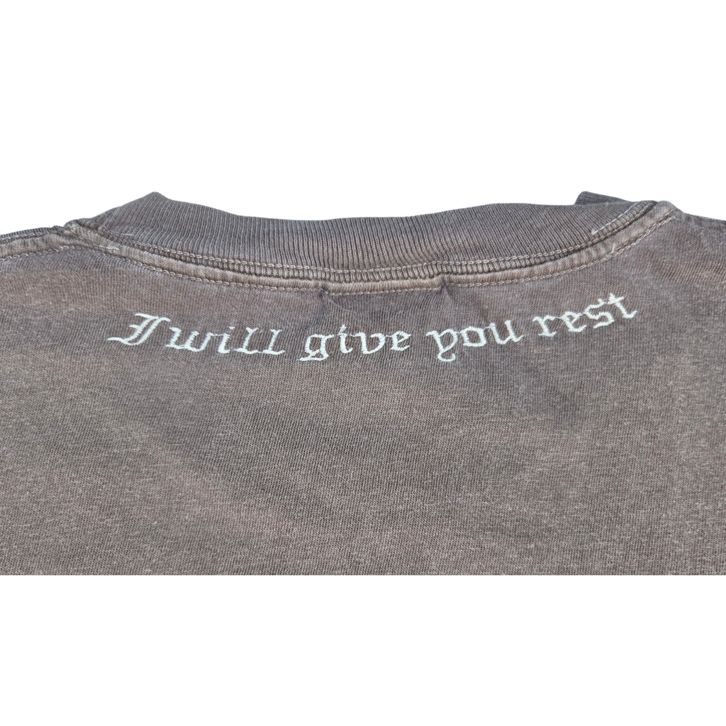 "Rest For Your Soul" Matthew 11:28 Embroidered Tee